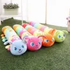 Wiggler Insect Worm Coussin Coussin Star Moon Sun Fraise Floral Motif Peluche Poupée Peluche Jouet 210728