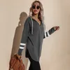Kvinnors Designer Mode Hoodies Casual European och American Style Hooded Sweater Kvinnor Vår Höst Tunna Loose Top Jacket
