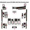 Voor Mitsubishi Lancer EX 2009-2016 Interieur Centrale Deurhandvoel Deurhandgreep Koolstofvezelstickers Stickers MAAR STYLING Accessorie208G