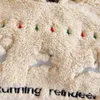 Abbigliamento invernale per bambini Neonati maschi Deerlet Ricama Pagliaccetti con cappuccio Bambini Ragazzo Ragazza Addensare 210429