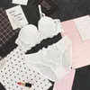 Nxy Sexy SetPush Up Bra Lace e Panty Set Bordado Mulheres Plus Size Deep V Lingerie 70 75 80 85 AB Copa para Roupa Unders 1128