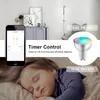 Żarówki Tuya WiFi Smart Bulb Gu10 Lampa Dimable 5W RGB + Biała Ciepła kontrola głosowa z aplikacją Alexa / Google Home