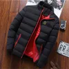 2021 National Geographic Men 's Down Jacket 새로운 다운 재킷 스탠드 업 칼라 긴팔 남자 가을과 겨울 지퍼 Y1103