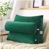 Cushion/Decorative Pillow Cotton And Linen Double Bed Cushions For Decorative Sofa Bedside All Sofas Removable Washable Triangular Cushion P