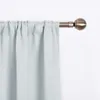 NICETOWN 1PC Tie Up Shade Rod Pocket Blackout Curtain Modern Solid European and American Style for Kitchen Small Window 210712