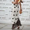AEL High Split Skirt Draped Asymmetric Woman Summer Romantic Fashion Female Clothing Exclusive Customization 210629