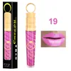 20-Farben-Lippenstiftfadenrohr-Rettichkopf-Mattmetallperlen-Lipgloss-Honig