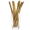 500pcs Natural Bamboo Drinking Straws 20cm 7.8 inches Beverages Straw Cleaner Brush Bar Drinkware Tools Party Supplies Environmentally Friendly Drink Tool DHL