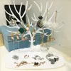 Bathroom Storage & Organization Plastic Makeup Organizer Antler Shaped Jewelry Box Creative Cosmetic Ring Lipstick Rack Necklace Display