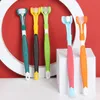 Five Colors Dog Grooming Three-sided Pet Toothbrush Tool To Remove Bad Breath Tartar Dental Care Dogs Cats Clean Mouth Brush XG0056