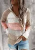 Fitshinling Bohemian Hooded Jumper Sweaters Pullovers Kvinna Kläder Patchwork Höst Höst Vinter Dra Vintage Sweater Kvinna 210806