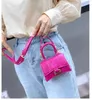 designer bambini Mini borsa moda bambini lettera ciondolo tracolla singola borse a tracolla Ragazze PU accessori CASUAL portafogli donna rossetto borsa F628