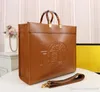Designer Handtaschen Damen Brown Leder Einkaufstasche Mode Luxus Ein-Schulter Messenger Bag Classic Bernsteiner Doppelgriff Großkapazität