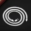 925 Sterling Silver 6mm width luxury brand design Fine Necklace Chain For Woman Men Fashion Wedding Engagement Jewelry