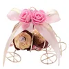 Подарочная обертка персонализированная женская конфеты конфеты тыква автомобиль корона кованые железа свадебные одобрения коробка поставки упаковки с лентой