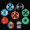 push bubble fidget spinner keychain decompression toy high quality finger spinners bag pendants for kids adult