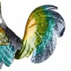 Скульптура петуха петух современный железный орнамент искусства художественные украшения дома ремесленник полка и столовые яркие цвета 210924
