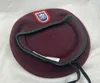 Berets US Army 82nd Airborne Division Beret Special Forces Group Purplay Red Wool Military Hat Store9146491