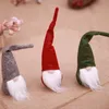 Dekoracje świąteczne Gnomy Handmade Szwedzki Tomte Santa Skandynawska Figurka Pluszowa Elf Lalki Ozdoby XBJK2108