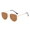 Sunglasses 2022 Sunglases Men Round Sun Glasses Man Women OvalMetal Frame Fishing Gold Gray Eyewear Lentes De Sol Hombre