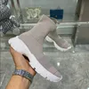 Hoge Kwaliteit Drievoudige S Knit Sokken Schoenen Mesh Speed ​​3.0 Mannen en Dames Designer Sneaker Zwart Wit Casual Trainers Sneakers met doos Maat 35-45