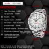 PAGANI Design montres mécaniques automatiques pour hommes montre GMT 42mm saphir en acier inoxydable montre étanche Reloj Hombre 210804