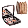 Eye Shadow Women Peach Blossom Makeup Plate Lätt att använda Gentle Portable Pearlescent 4 Färger Ögonskugga Palette för POGRAPH