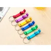 Key Chain Bottle Opener Rings Can Wine Beer Openers Portable Aluminum Alloy Keychain Metal Keys Ring Wedding Gifts Opening Tools