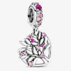 Dopasuj Pandora Charm Bransoletka Europejski Silver Charms Koraliki Niedźwiedź Moma Heeded Buty Angel Wings Drzewo Rodzinne Kwiat DIY Wąż Łańcuch Dla Kobiet Bangle Naszyjnik Biżuteria