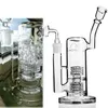 Thick glass water bongs hookahs Mobius Stereo Matrix oil rigs glass bongs water pipes Recycler dab rigs with 18mm bowl 11.8''