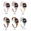 Vintage Armband Läderrem för Apple Watch Band 44mm 42mm 40mm 38mm Fashion Handgjorda Armband Iwatch Series 6 5 4 Se Watchband Smart Tillbehör Loop