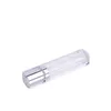 Wholesale Custom Packaging Lip Gloss Tube Square silver 8ml Clear Plastic Bulk Empty Transparent Acrylic Bottle Container