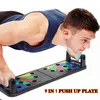 Push Up Rack Board Training Fitness Exercise Push-up Stands Body Building Training System Home Gym Workout Sports Equipment X0524