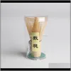Drinkware -keuken, eetbar Home Gardemboo Japanse ceremonie Bamboo Matcha Chasen Tea Service Practical Powder Whisk Brush Scoop Coffee