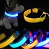 Dog Collar Leashes 1pcs LED Collar Night Safety Blinkande Glöd i de mörka koppelarna Valp Cool Pug Pet Products Tillbehör