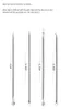 Cleaning Tools 4PCS a set cleaning device professional double-head black head remover pore cleanser acne needle blackhead pimple extractor skin care tool