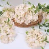 10pcs/lot Colorful Decorative Flower Head Artificial Silk Hydrangea DIY Home Party Wedding Arch Background Wall Decorative Flowe