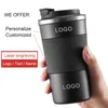 380ml/510ml Double Stainless Steel 304 Coffee Thermos Mug Leak-Proof Non-Slip Car Vacuum Flask Travel Thermal Cup Water Bottle 210804