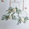 artificial white hanging flowers