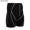 Pantaloncini da corsa Life On Track Gym Sportwear Collant per la compressione della pelle da uomo Bodybuilding Pantaloni sportivi Nero Ciclismo Fitness