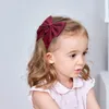 11.5 cm koreański styl moda handmade bowknot baby hairpin stałe kolor kokardka kaczki klip diy ponytail nakrycia głowy akcesoria do włosów