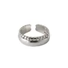 Cluster Rings Persoonlijkheid Touw Ring 925 Sterling Zilver Glad Gestapeld Open West-Europa 18 K Goud Voor Vrouwen Fijne Sieraden Gift