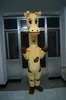 Costume della mascotte della giraffa dell'immagine reale Vestito operato per la personalizzazione del supporto della festa di carnevale di Halloween