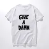 Give A Damn As Worn By Alex Turner T-Shirt 100% PSwagium Cotton Music Gift Top Camisetas Hombre Fashion Short Sleeves Tee Shirt 210714