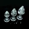 Massage 10 CM Luminous Glass Butt Plug Anal Toys For Adults Erotic Crystal Jewelry Beads Couples Dilators25283087850