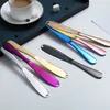 Multifunction Stainless Steel Butter Knife Cutter Hole Serrated Cutlery Tool Kitchen Toast Bread Cheese Dessert Knife Jam Spreaders Home Tableware HY0320