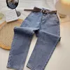 Casual Right Loose Beskuren Jeans sommar Koreansk Slim High-Waisted Kort Harembyxor Denim Trouser Woman Jeans 220310