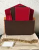 Высочайшее качество одиночное Pochette Felicie сумки сумки кошельки переносящиеся вокруг денег и монеты мужские кожаные кошелечные карт держатель деловых женщин держатели ампировщики