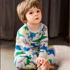 Kinderen Jongens Meisjes Nachtkleding Homewear 100% Katoen Cartoon Dinosaur Pyjama voor kinderen 211109