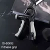 Justerbar tung gripskikt Handutövar Grip Fat Grip Spring Cith Finger Carpal Handled Öka Styrka Expansion X0524